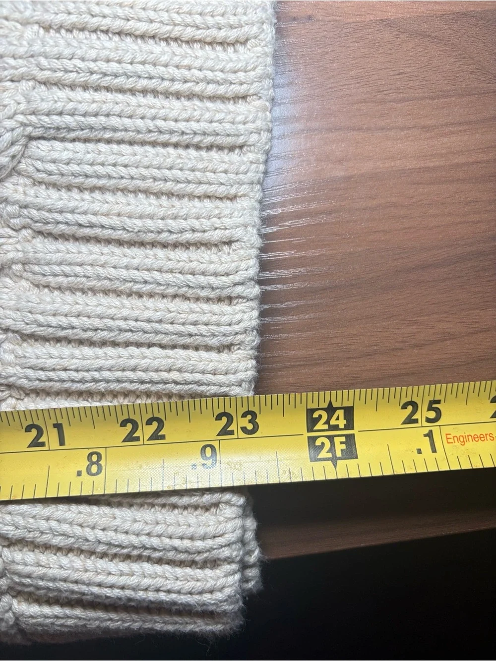 L.L. Bean Cable Knit Sweater | Cream Oatmeal Cotton Knit | Classic PreppyCoastal